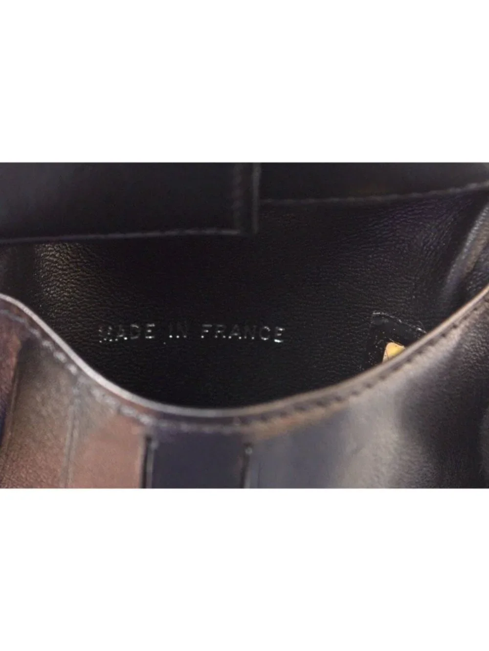 Chanel Bifold Wallet Vintage New Travel Line CC Logo Black